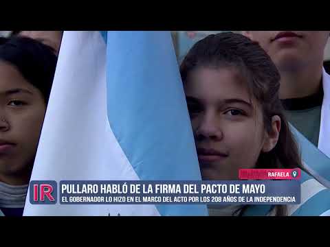 Pullaro firmó el Pacto de Mayo en Tucumán