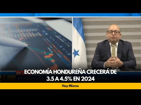 Economía hondureña crecerá de 3.5 a 4.5% en 2024