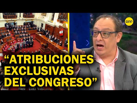 Magistrado Gustavo Gutiérrez sobre fallo del TC: Estas son atribuciones exclusivas del Congreso