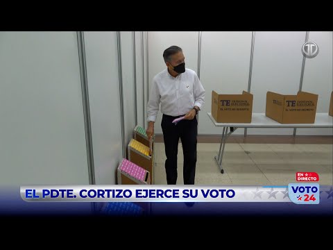Elecciones 2024: Presidente Laurentino Cortizo realizó su derecho al voto en Atlapa