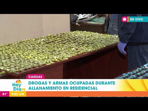 Ocupan gran cantidad de drogas listas para ser vendidas en Caguas