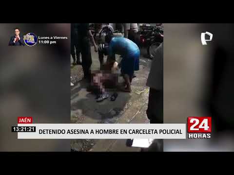 Jaén: delincuente asesinó a su compañero de celda en carceleta