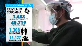 Colombia reporta 40.719 contagios por COVID-19 - Telemedellín