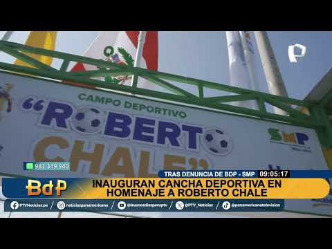 Inauguran instalaciones del estadio municipal de SMP con homenaje a Roberto Chale