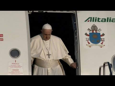 Le pape arrive à Budapest | AFP Images