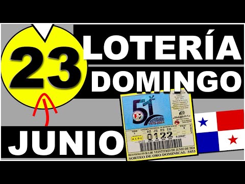 Resultados Sorteo Loteria Domingo 23 de Junio 2024 Loteria Nacional de Panama Sorteo Hoy Dominical