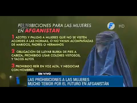Principales prohibiciones a las mujeres en Afganistán