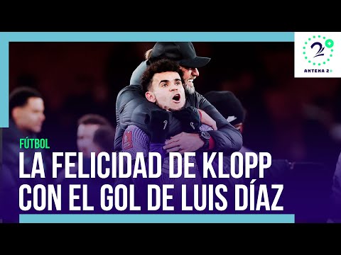 Gol de Luis Díaz frente a Arsenal: emotiva celebración de Klopp y Mane Díaz