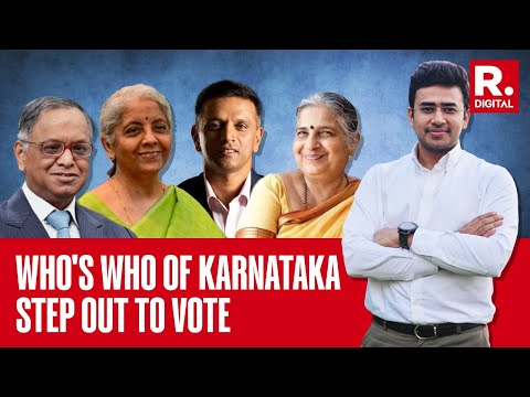 Lok Sabha Elections 2024: From Tejasvi Surya To Narayana Murthy Cast Vote As Second Phase Begins