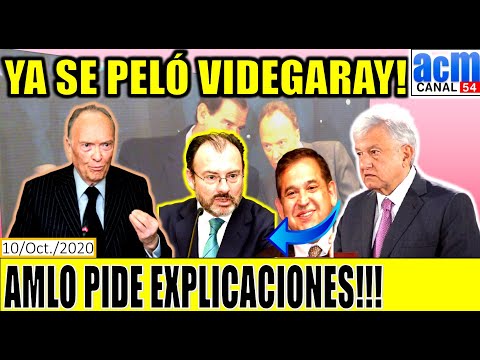 MEGA ESCÁNDALO, EL FISCAL PROTEGE A VIDEGARAY, YA SE PELÓ!! AMLO EXIGIRÁ EXPLICACIONES, GERTZ SE VA