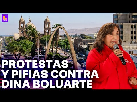 Así recibieron a Dina Boluarte en su visita a Tacna: Presidenta fue pifiada por los vecinos