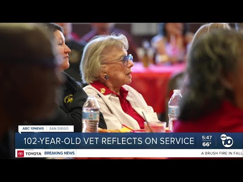 Real-life 'Rosie the Riveter': 102-year-old WWII vet reflects on Marine service