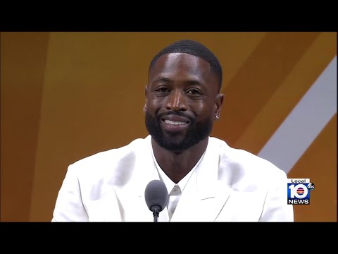 Dwayne Wade officially inducted into Basketball Hall of Fame