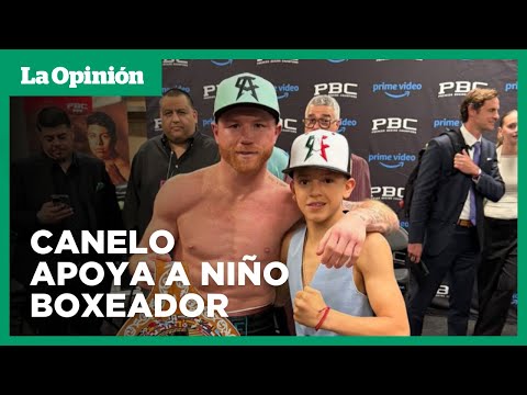 Canelo Álvarez cumple el sueño de El Güerito de Tepito, el niño boxeador | La Opinión