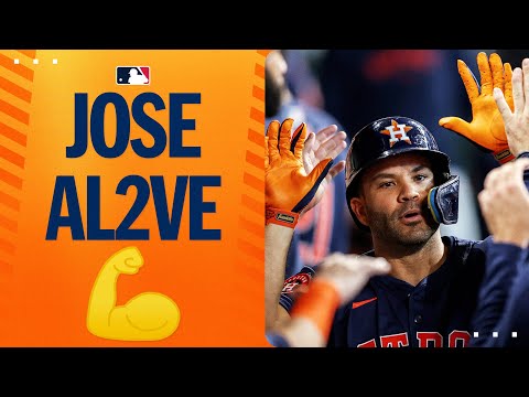 Jose Altuve goes deep TWICE against the Rangers!