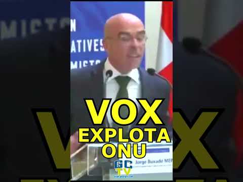 VOX estalla contra la ONU y el Gobierno por desaprobar la ley de concordia - Jorge Buxadé