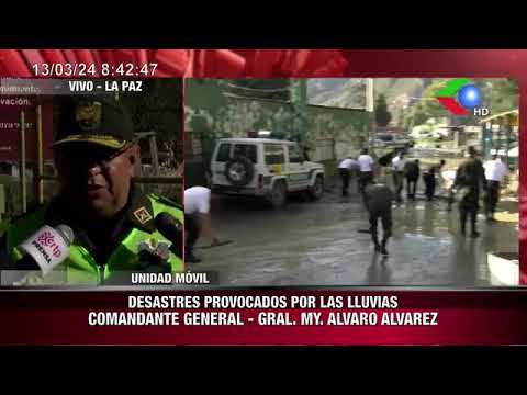DESASTRES PROVOCADOS POR LAS LLUVIAS COMANDANTE GENERAL - GRAL. MY. ALVARO ALVAREZ