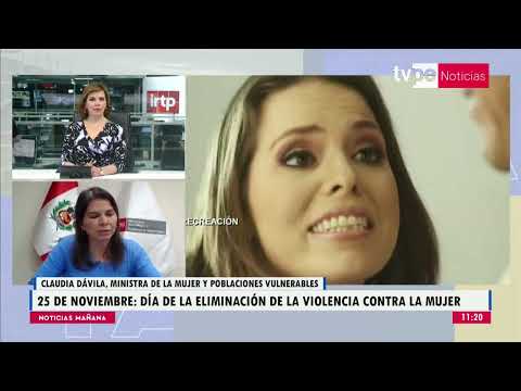 Noticias Mañana | Claudia Dávila, ministra de la Mujer y Poblaciones Vulnerables - 24/11/2022