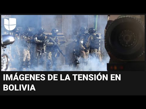 Las imágenes de tensión en Bolivia tras el intento de golpe de Estado