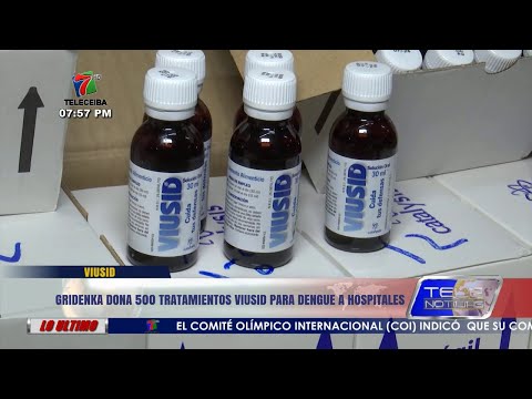 Social | Gridenka dona 500 tratamientos viusid para dengue a hospitales del país.