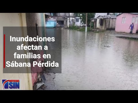 Inundaciones afectan a familias en Sábana Pérdida