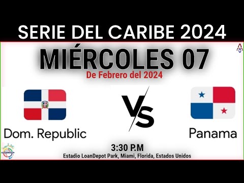 República Dominicana Vs Panamá en la Serie del Caribe 2024 - Miami