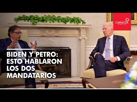 ¿Qué hablaron Joe Biden y Gustavo Petro en su reunión? | Caracol Radio