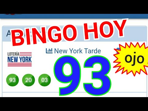 RESULTADOS de HOY...!! (( 93 )) BINGO HOY..! Loteria NEW YORK de HOY..!! GANAR LAS LOTERIAS MAS HOY
