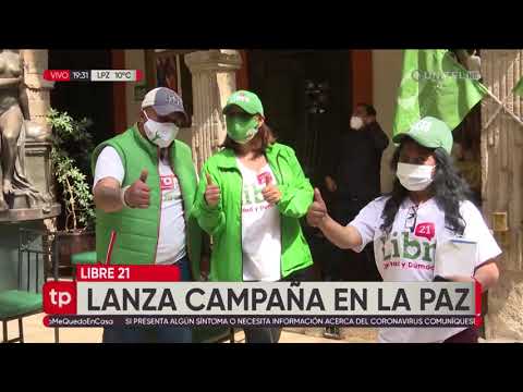 Tuto Quiroga lanzó su campaña electoral en La Paz y promete poner fin a la era del MAS
