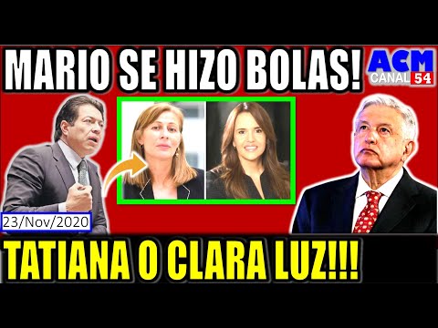 AMLO TUVO QUE DECIDIR!!! TODAVÍA NO SE CONOCE NADA, A MARIO DELGADO LE FALLÓ EL CÁLCULO TATIANA VA