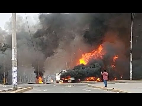 VILLA EL SALVADOR: Más de 50 personas resultaron afectadas por explisión de camión cisterna