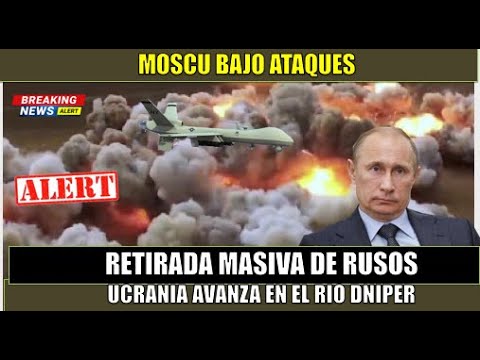 RETIRADA MASIVA Ucrania obliga a RUSIA a retirarse de la GUERRA en DNIPER con ataques a MOSCU