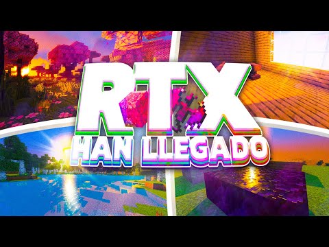 ¡HAN LLEGADO LOS RTX A ANDROID! | El NUEVO Y MEJOR SHADER Para Minecraft Pe 1.20