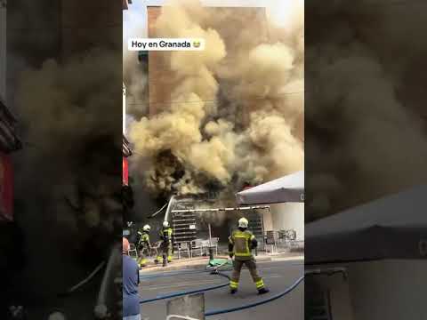 Miren que incendio en una cafetería del Zaidín GRANADA