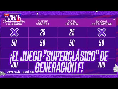 ¡LOCOS POR EL SUPERCLÁSICO! EL JUEGO DE GENERACIÓN F PARA PALPITAR EL BOCA-RIVER DE ESTE SÁBADO