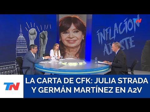 LA CARTA DE CFK I Julia Strada y Germán Martínez