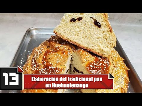 Elaboración del tradicional pan en Huehuetenango