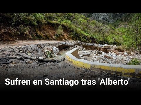Sufren en Santiago tras 'Alberto'