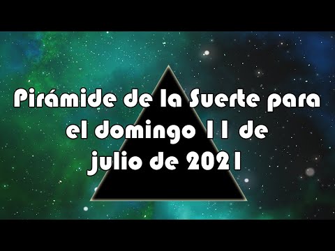 Lotería de Panamá - Pirámide para el domingo 11 de julio de 2021