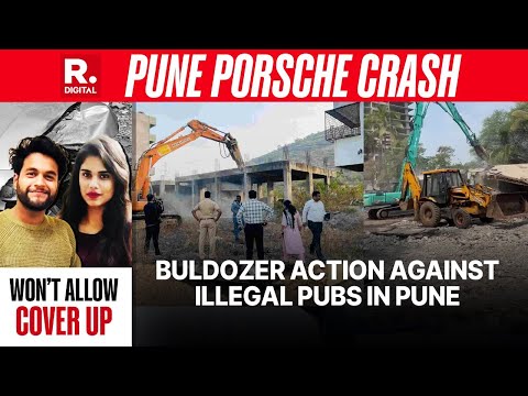 Bulldozer Action Taken Against Illegal Pubs In Pune's Kalyani Nagar After Koregaon Park
