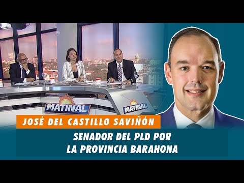 José del Castillo Saviñón, Senador del PLD por la provincia Barahona | Matinal