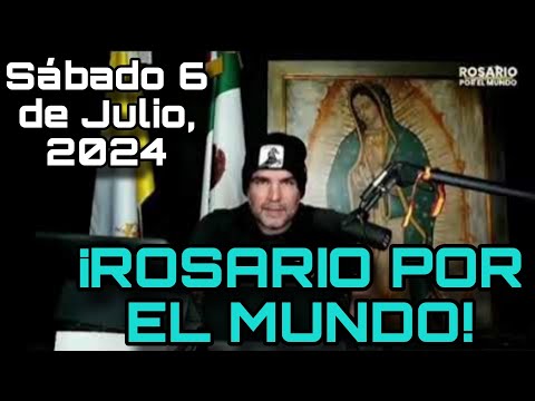 ¡Rosario por el Mundo! Sábado 6 de Julio, 2024 Eduardo Verástegui