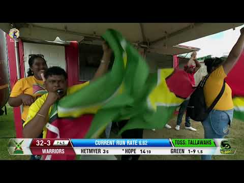 CPL Match 11: Jamaica Tallawahs suffer 34 run loss to Guyana Amazon Warriors (210-7/176) | CPL 2023