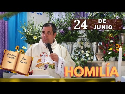 EVANGELIO DE HOY lunes 24 de junio del 2024 - Padre Arturo Cornejo