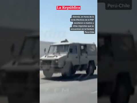 Contingente militar llega a frontera entre Perú y Chile #shorts
