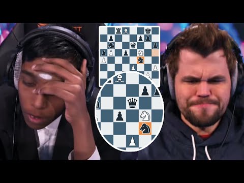 Chess 🧵 Magnus Carlsen Beats Praggnanandhaa After the Big Blunder by 16-Year Old Chess Prodigy