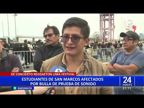 Reggaetón Lima Festival: alumnos de San Marcos no pueden estudiar debido al ruido de ensayo musical