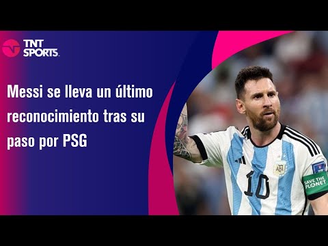 Messi se lleva un último reconocimiento tras su paso por PSG