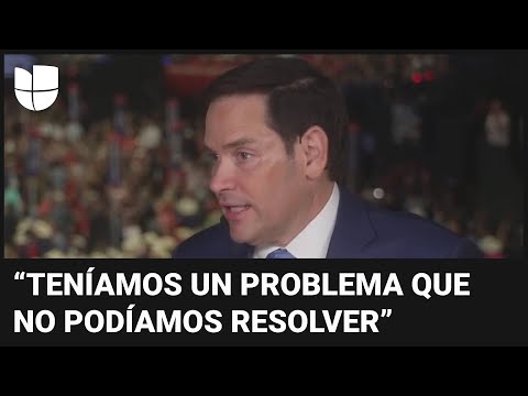 Marco Rubio revela por qué Trump no lo eligió como su vicepresidente