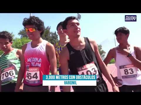 3,000 m con obstáculos, masculinos. COPA NL 2024